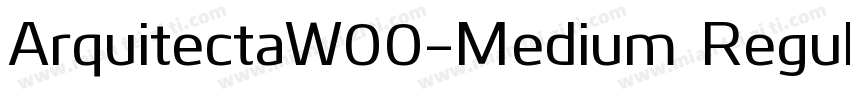 ArquitectaW00-Medium Regular字体转换